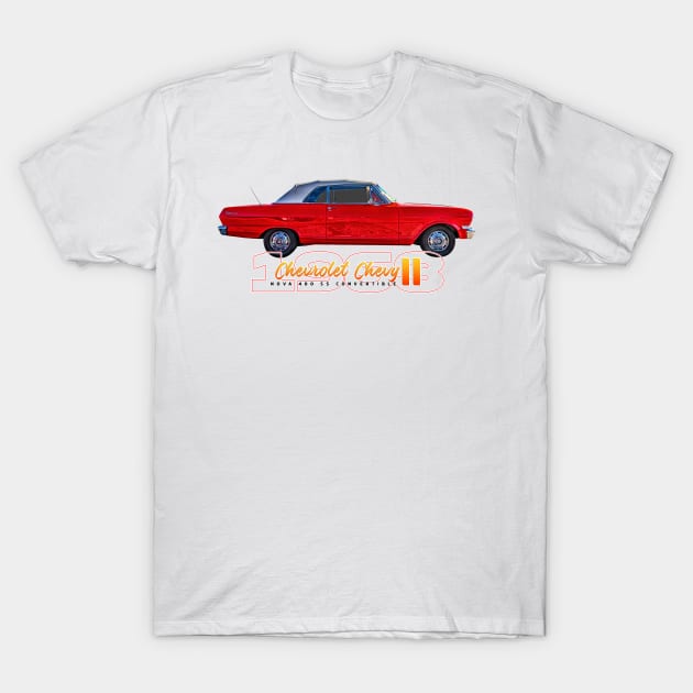 1963 Chevrolet Chevy II Nova 400 SS Convertible T-Shirt by Gestalt Imagery